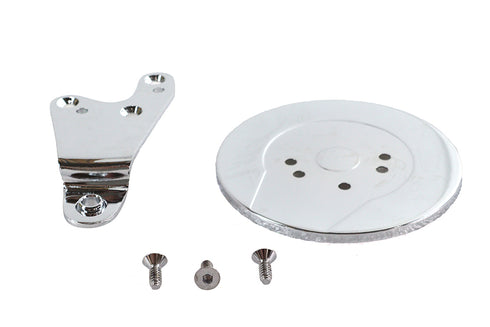 V-Twin Dust Shield and Shifter Lever Set Chrome - 21-0208