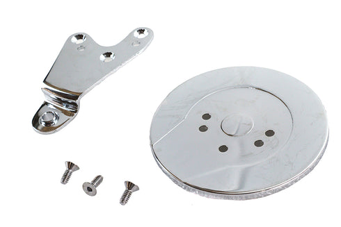 V-Twin Dust Shield and Shifter Lever Set Chrome - 21-0208