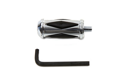 V-Twin Shifter Footpeg Chrome Diamond Shape - 21-0260