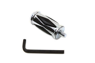 V-Twin Shifter Footpeg Chrome Diamond Shape - 21-0260