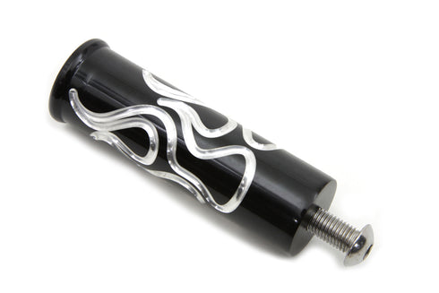 Wyatt Gatling Black Flame Style Shifter Footpeg - 21-0346