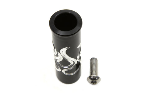 Wyatt Gatling Black Flame Style Shifter Footpeg - 21-0346