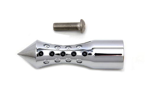 V-Twin Chrome Agostinni Shifter Footpeg Spike Style - 21-0358