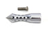 V-Twin Chrome Agostinni Shifter Footpeg Spike Style - 21-0358