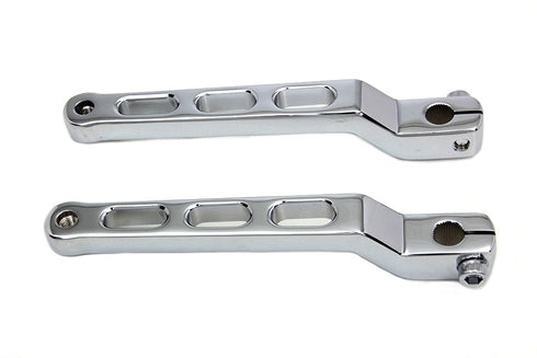 V-Twin Chrome Heel Toe Shifter Set - 21-0386