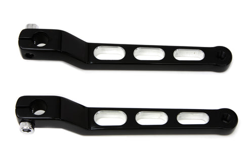V-Twin Heel Toe Shifter Set Black - 21-0389