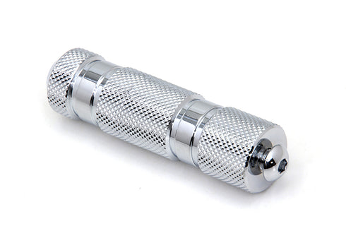 V-Twin Chrome Knurled Four Grooved Shifter Peg - 21-0569