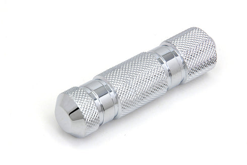 V-Twin Chrome Knurled Four Grooved Shifter Peg - 21-0569