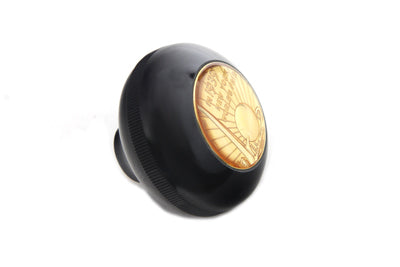 V-Twin Jockey Shifter Knob with Medallion Design - 21-0694