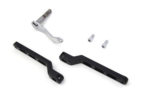 V-Twin Billet Style Heel Toe Shifter Lever Kit Black - 21-0754