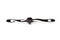 V-Twin Black Shifter Rod Skull Style - 21-0820