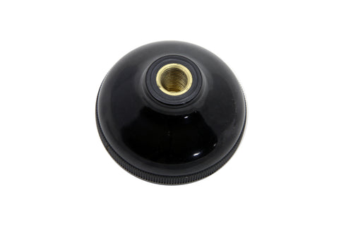 V-Twin Large Black Shifter Knob with Temperature Gauge - 21-0832