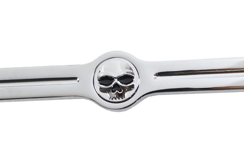 V-Twin 12 inch Skull Shift Rod Kit Chrome - 21-0855