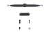 V-Twin 12 inch Skull Shift Rod Kit Black - 21-0859