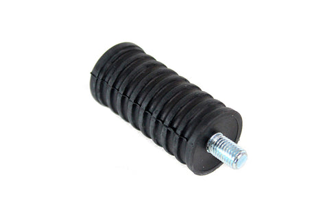 V-Twin Shifter Footpeg Black Rubber - 21-0901