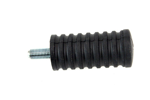 V-Twin Shifter Footpeg Black Rubber - 21-0903