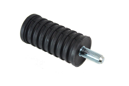V-Twin Shifter Footpeg Black Rubber - 21-0903