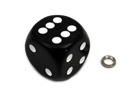 V-Twin Black Dice Style Shifter Knob - 21-0939