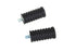 V-Twin Rubber Shifter Footpeg Set Black - 21-0997