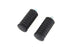 V-Twin Rubber Shifter Footpeg Set Black - 21-0997