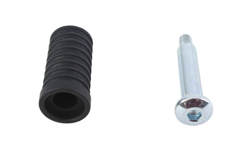 V-Twin Rubber Shifter Peg Black with Screw - 21-2092