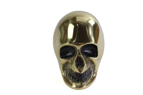 V-Twin Brass Skull Style Shifter Knob - 21-2121
