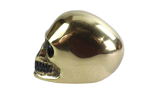 V-Twin Brass Skull Style Shifter Knob - 21-2121
