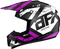 AFX FX-17 Helmet - Attack - Matte Black/Fuchsia - 2XL 0110-7171