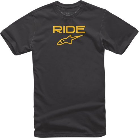ALPINESTARS ALPINESTARS Ride 2.0 T-Shirt- Black/Yellow - XL 1038720001050XL - 3030-20388