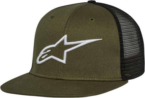 ALPINESTARS ALPINESTARS Corp Trucker Hat - Military/Black - One Size 1025810036910OS - 2501-3618