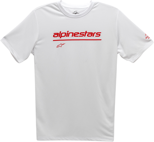 ALPINESTARS ALPINESTARS Tech Line Up Performance T-Shirt - White - 2XL 1211738000202X - 3030-20361