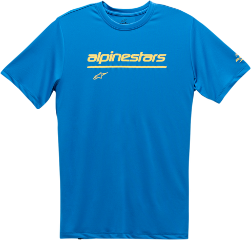 ALPINESTARS ALPINESTARS Tech Line Up Performance T-Shirt - Bright Blue - Medium 121173800760M - 3030-20342