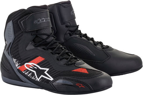 ALPINESTARS Faster-3 Rideknit? Shoes - Black/Gray/Red - US 12 / EU 45.5 2510319116512