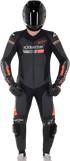 ALPINESTARS GP Force Chaser 1-Piece Leather Suit - Black/Red Fluo - US 40 / EU 50 3150321-1030-50