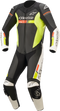 ALPINESTARS GP Force Chaser 1-Piece Leather Suit - Black/White/Red Fluo/Yellow Fluo - US 48 / EU 58 3150321-1236-58