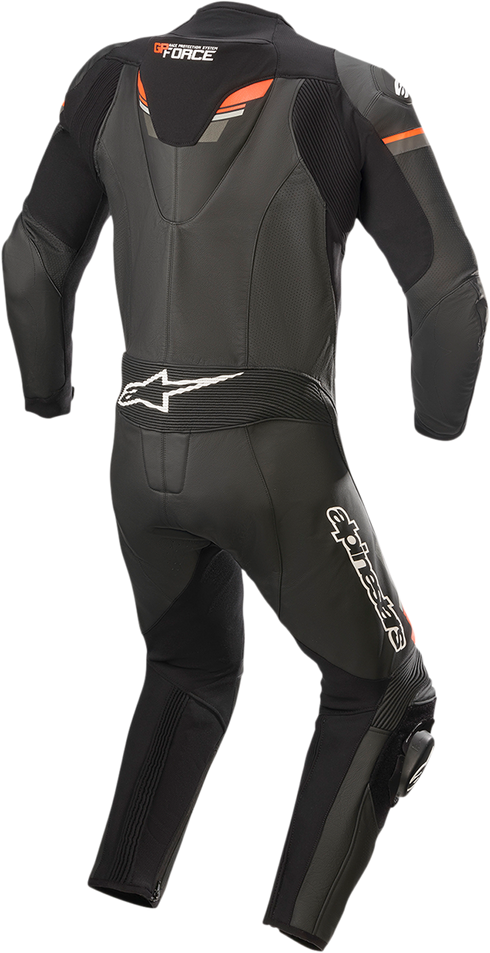 ALPINESTARS GP Force Chaser 1-Piece Leather Suit - Black/Red Fluo - US 44 / EU 54 3150321-1030-54