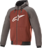 ALPINESTARS ALPINESTARS Chrome Hoodie - Gray/Burnt Orange - 2XL 4200918-9134-2X - 2820-5591