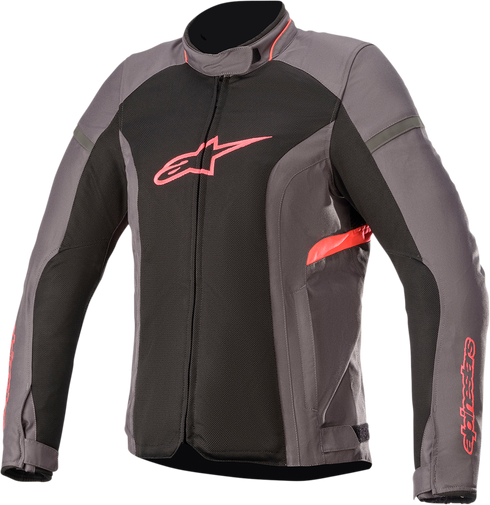 ALPINESTARS Stella T-Kira v2 Air Jacket - Tar Gray/Black/Diva Pink - 2XL 3312021-9138-2X