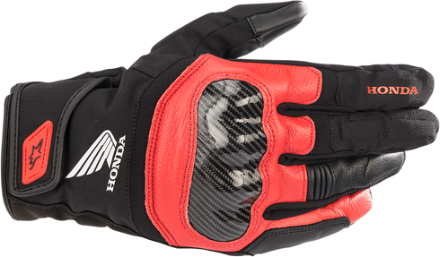ALPINESTARS Honda SMX Z Drystar? Gloves - Black/Bright Red - 3XL 3527321-1303-3X