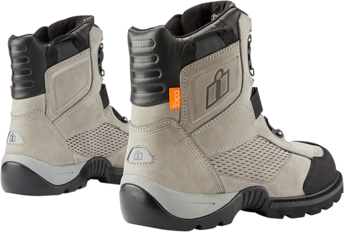 ICON Stormhawk Boots - Gray - Size 10 3403-1178