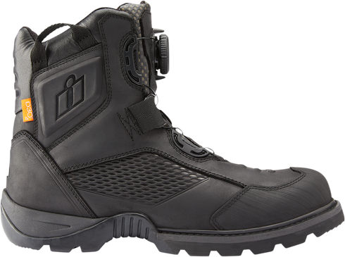 ICON Stormhawk Boots - Black - Size 10 3403-1154