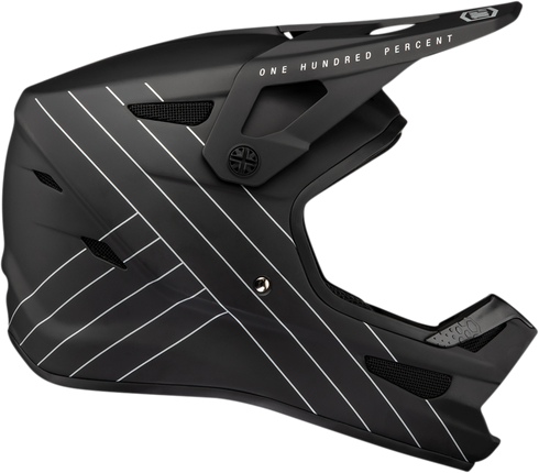 100% Status Helmet - Black - Medium 80010-00003