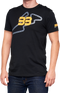 100% BB33 Track T-Shirt - Black - Small BB-32141-001-10