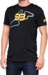 100% BB33 Track T-Shirt - Black - Medium BB-32141-001-11