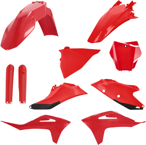 ACERBIS Full Body Kit - '21-'22 OEM Red/Black - Gas Gas - EX/MC '21-'23 2872797118