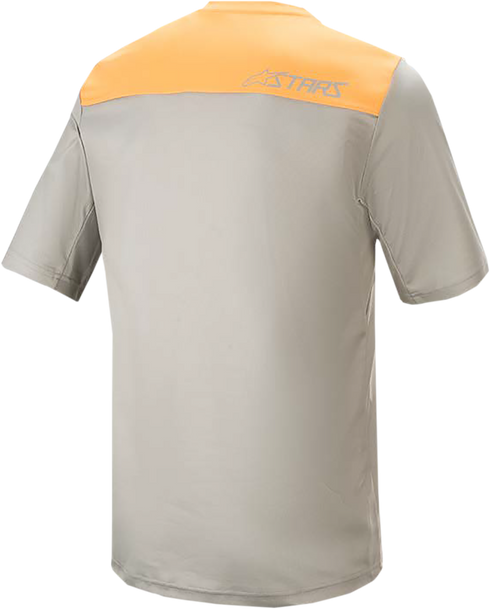 ALPINESTARS Drop 4.0 Short-Sleeve Jersey - Gray Steel/Tangerine - Large 1766220-6004-LG