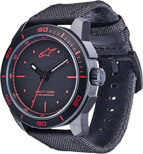 ALPINESTARS WATCH TECH 3H BLK/RED 1017-96041-1030