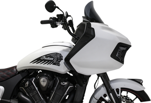KLOCK WERKS Flare™ Windshield - Dark Smoke - 11" - Indian KWW-04-0584-DS