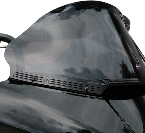 KLOCK WERKS Windshield Trim - KERF - Blacked Out - Harley-Davidson® KWW-01-0582