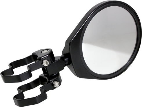 KLOCK WERKS Mirror - Extension - Side View - Round - Black - Right - Kit KWS-05-0612